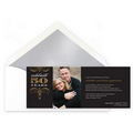 Milestone Anniversary Invitation - Black/Gold